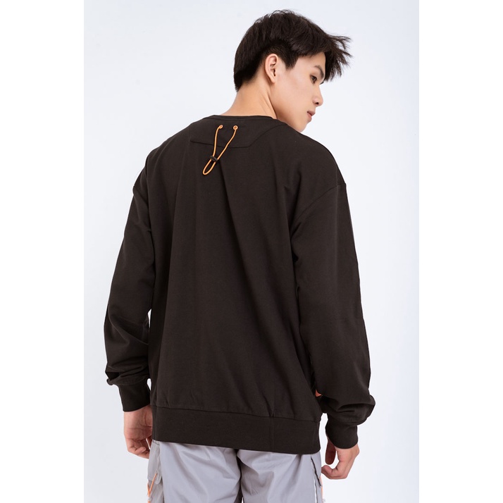 Áo Sweatshirt Nỉ Không Mũ Nam BOO Dáng Loose Phối Can Giữa In Graphic | BigBuy360 - bigbuy360.vn