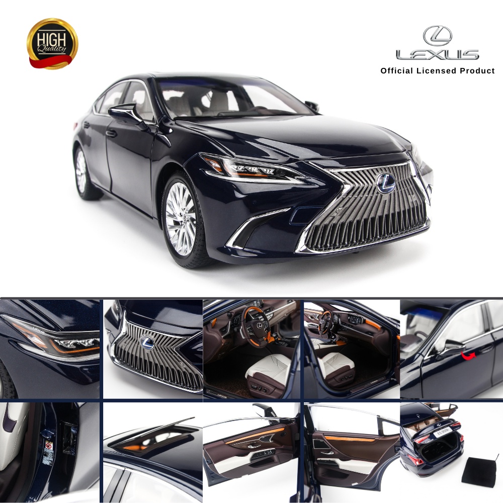 Mô hình xe Lexus LX570, ES300H, LC500H, LS600hl 1:18