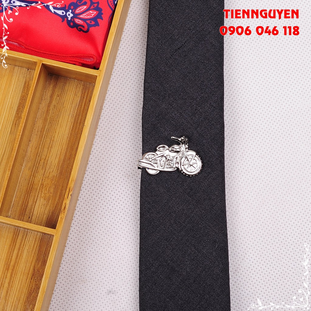 Kẹp cà vạt nam bản nhỏ ( 4cm)