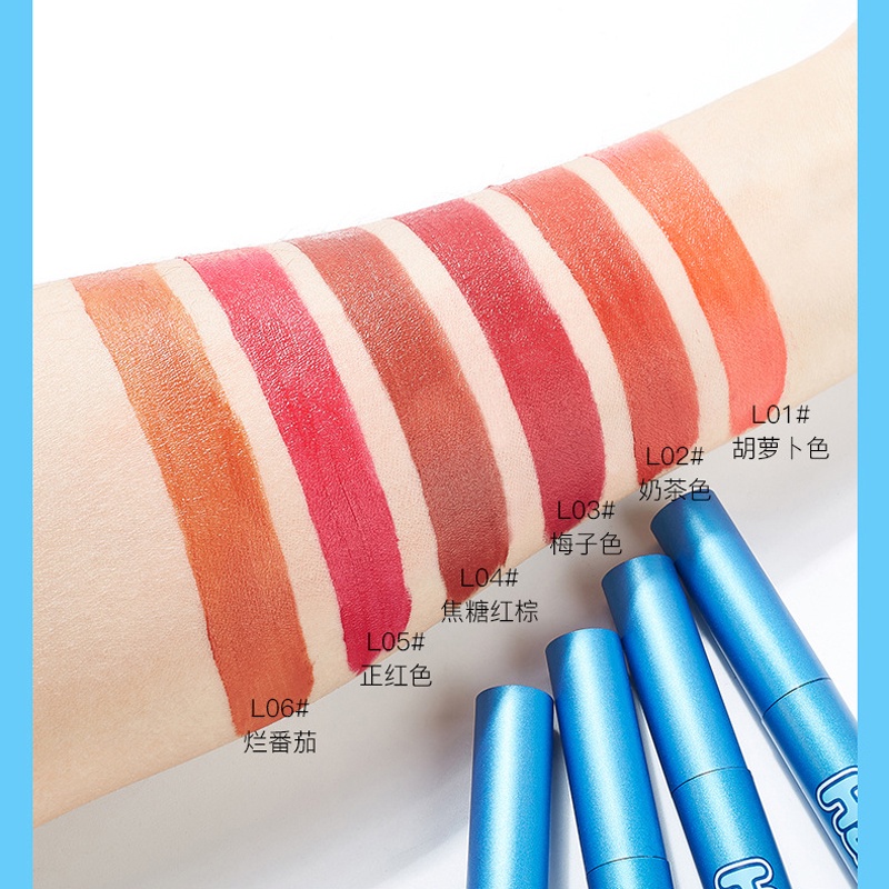 [Hàng mới về] Son Kem HEYXI Màu Nhung Lì Chống Thấm Nước Lâu Trôi Dễ Lên Màu