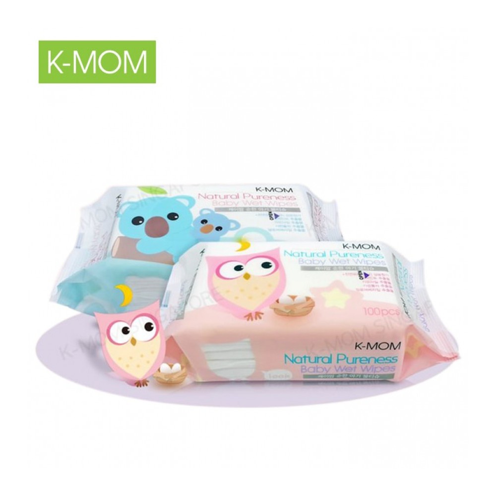 Combo 18 bịch khăn ướt cao cấp K-MOM (100c)