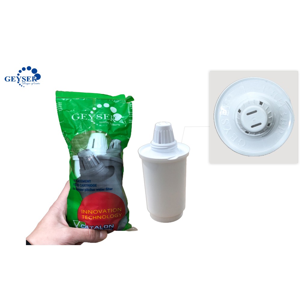 Bình Lọc Nước Kháng Khuẩn Cầm Tay Geyser Mattise Chrome Aquarius - Nhập Khẩu LB Nga - Màu ngẫu nhiên