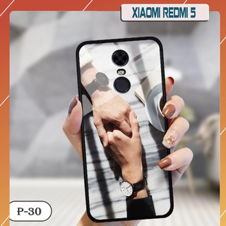 Ốp lưng kính Xiaomi Redmi 5- hình 3D