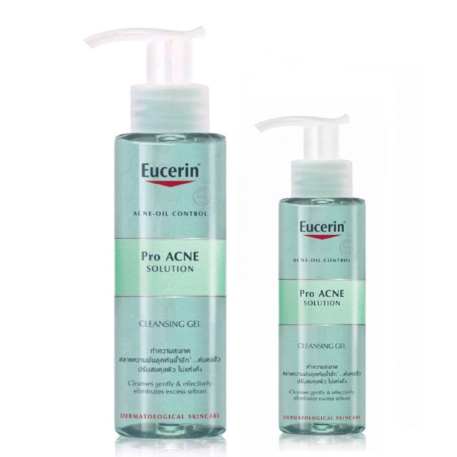 gel rửa mặt Eucerin mụn Eucerin Pro Acne Solution Cleansing gel