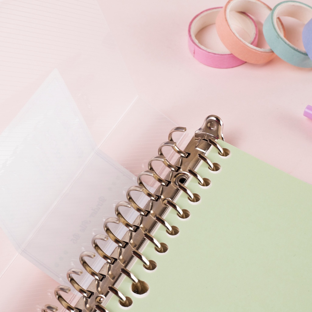 File còng Klong A5, B5, còng sắt, nhựa lưu trữ tài liệu binder dễ refil giấy Klong