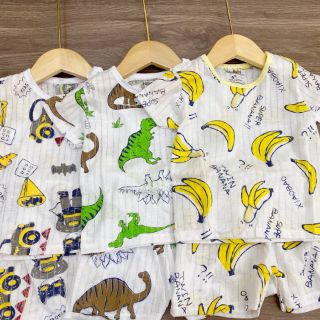 Combo 5 bộ cotton giấy cho bé