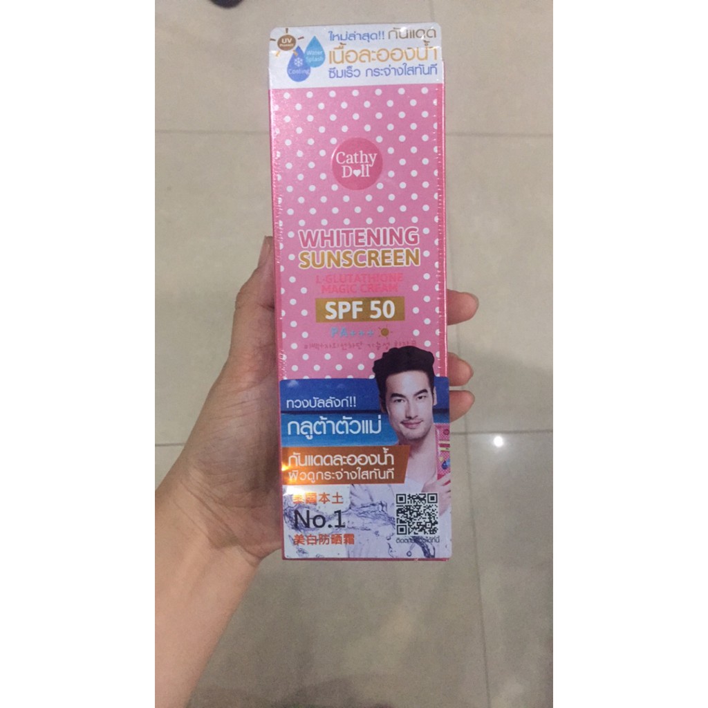 KEM CHỐNG NẮNG WHITENING SUNCREEN CATHY DOLL thailand