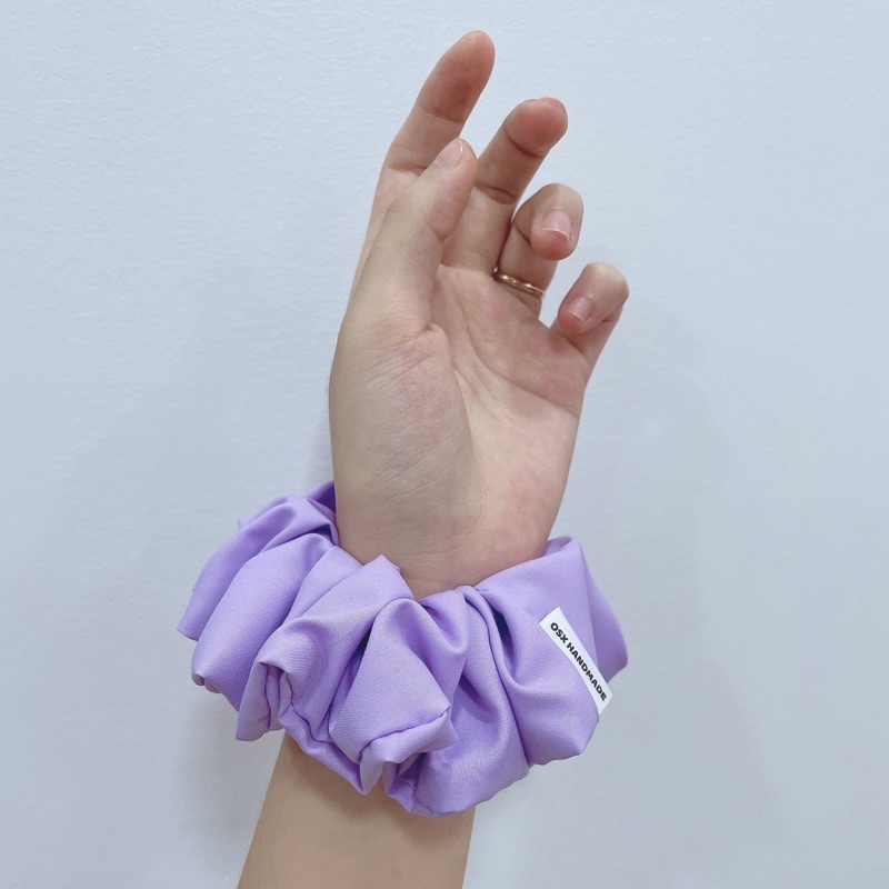 Cột tóc Buộc tóc Scrunchies handmade vải màu pastel