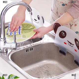 Tấm chắn chống văng nước bồn rửa chén hình gấu trúc đáng yêu thiết kế gắn cốc hút