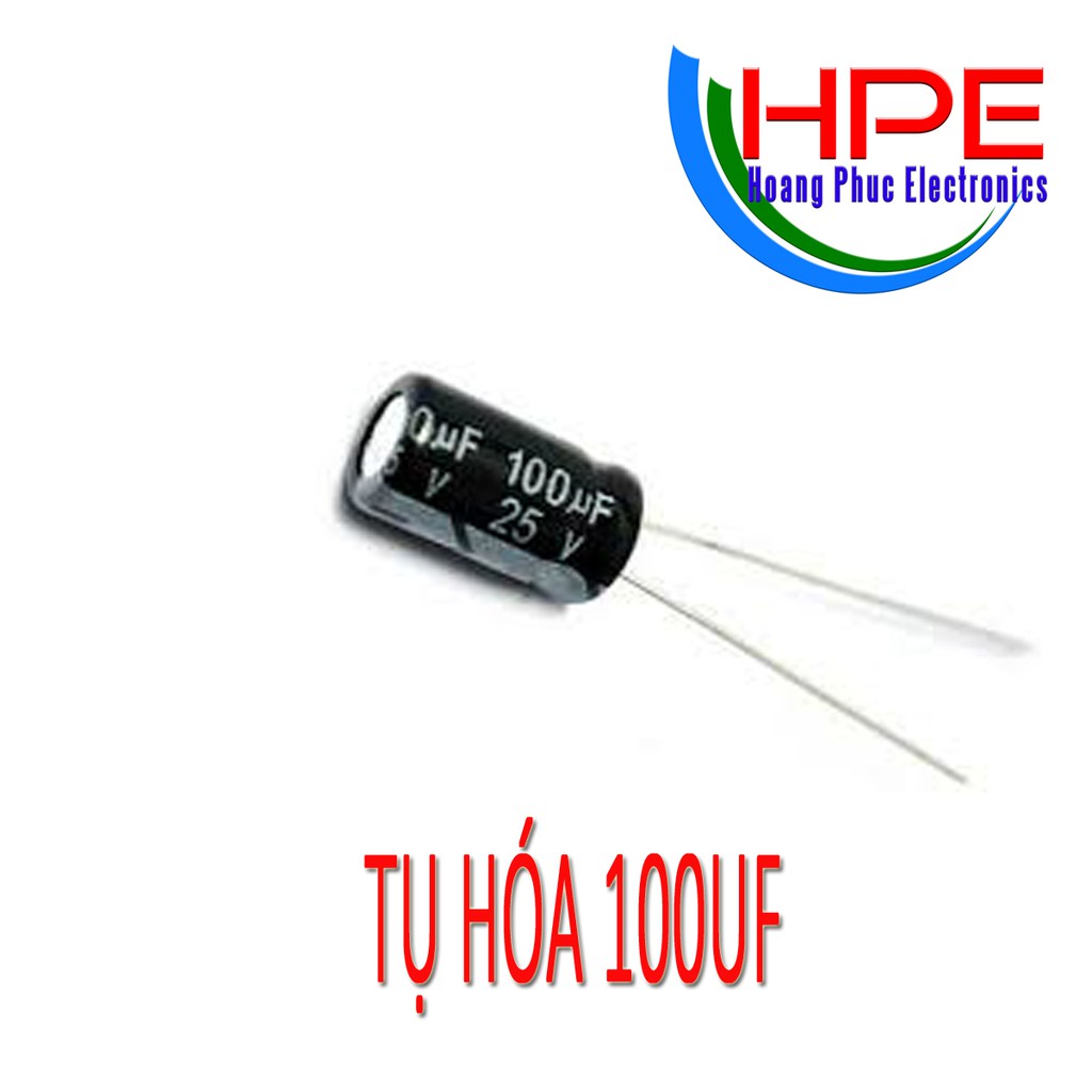 Tụ hóa 100uF ( Túi 10 chiếc)