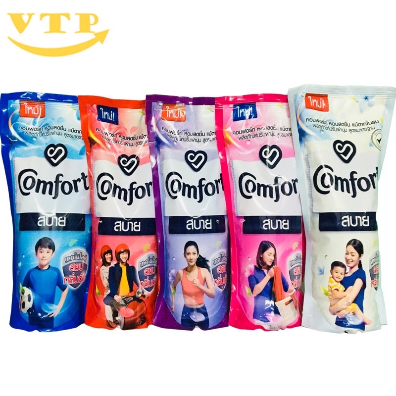 Combo 5 túi nước xả vải COMFORT 580ml- thái lan (chọn mùi tùy ý)