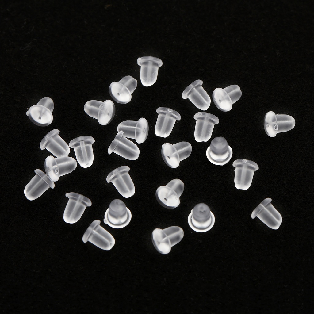 Bộ 300 cái móc gắn vòng dùng làm bông tai không gây dị ứng màu hỗn hợp