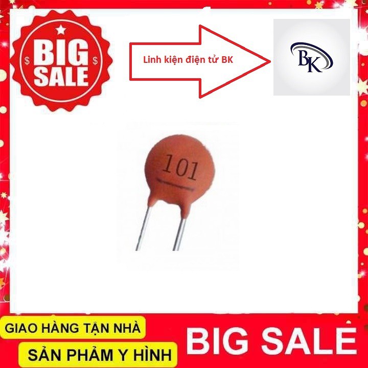 Combo 100 Tụ Gốm 50V - (Các Giá Trị 101, 102, 103, 104)