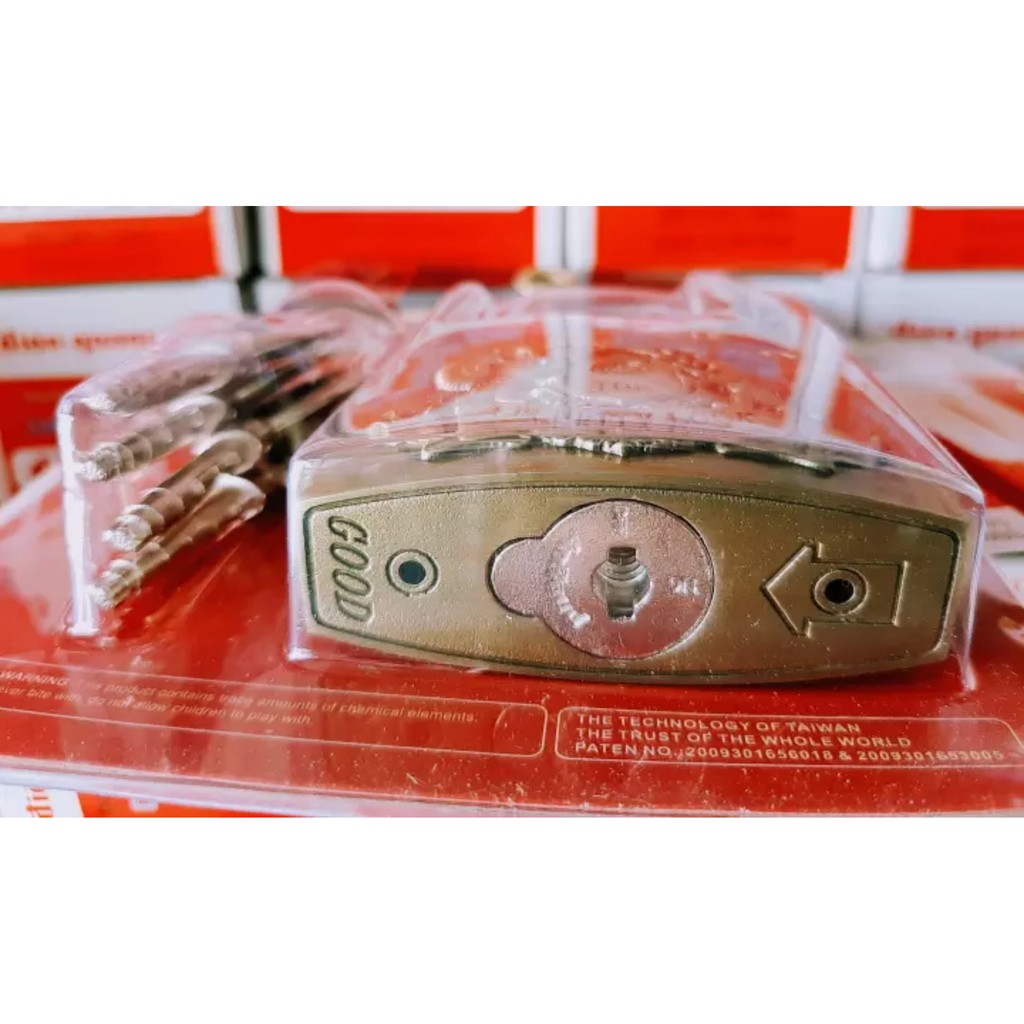 [HCM] Ổ Khóa Chống Cắt Chống Trộm Cao Cấp 6 Phân PADLOCK