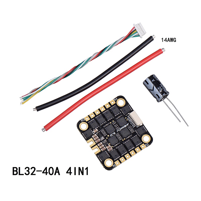 Động Cơ Không Chổi Than Bl32-40A 3-6s Blheli 32 4 Trong 1 Esc Dshot1200 Cho Máy Bay Điều Khiển Từ Xa