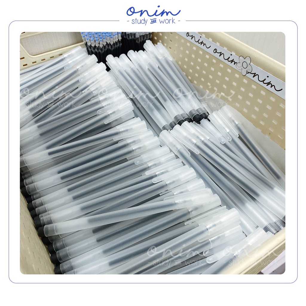 Bút Gel Nhám 0.5MM Mực Xanh Đỏ/Đen Kiểu Dùng Trong Trường Học/Văn Phòng ONIM