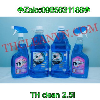 Nước rửa kính Th Clean dạng can 2.5L