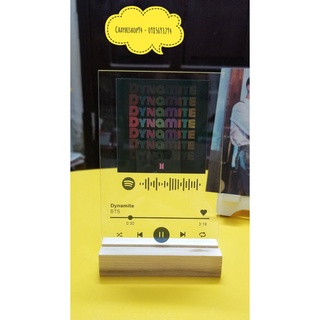 Khung ảnh mica Spotify phát nhạc BTS