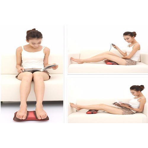 Gối Massage Hồng Ngoại 6 Bi Magic Pillow PL-818 thế hệ mới - Hàng có bảo hàng