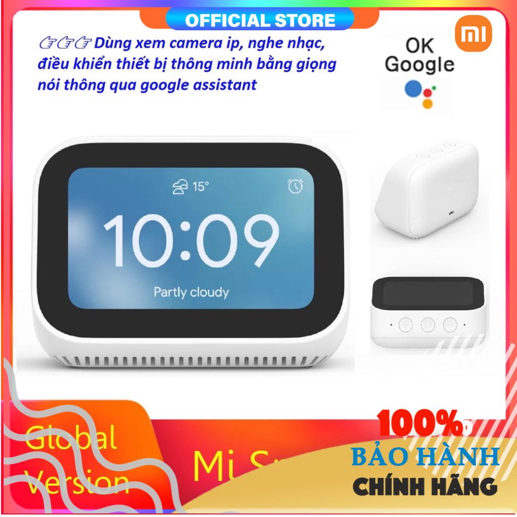 2in1| Loa Kiêm Đồng hồ thông minh Xiaomi Mi Smart Clock Global Version model X04G - Chính Hãng