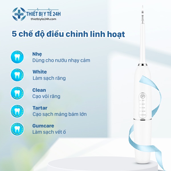 Máy Cạo Vôi Răng, Máy Lấy Cao Răng HB75 - Bảo Vệ Chân Răng, Duy Trì Tuổi Thọ Cho Răng, Giữ Cho Răng Trắng Sáng