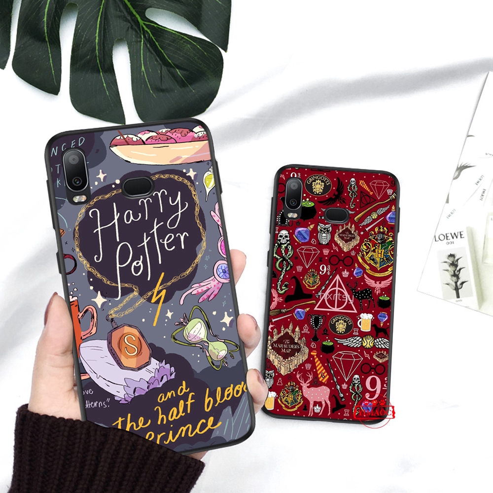 Ốp điện thoại mềm in hình Harry Potter cho Samsung A10 A20 A30 A40 A50 A60 A70 Note 8 9 10 Plus