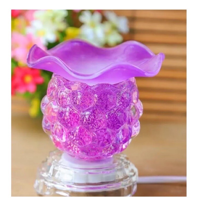 ĐÈN XÔNG TINH DẦU THỦY TINH ( giao màu ngẫu nhiên)