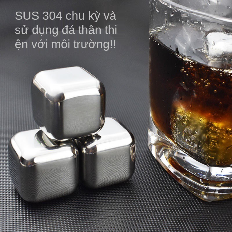 Đồ uống đông lạnh nhanh Sugar Cube Ice Bar Jelly Đá viên, viên bằng thép không gỉ , khăn tắm, quầy