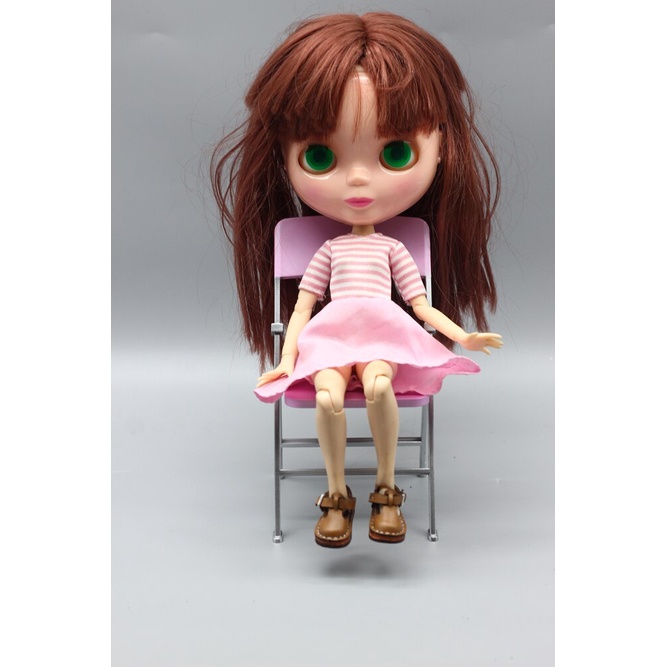 Giày Bốt Mini 3.6*1.6cm Cho Búp Bê 1/6