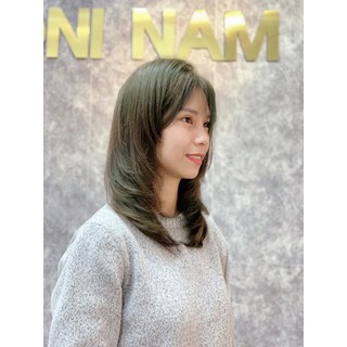 THUỐC NHUỘM TÓC MÀU NÂU RÊU(tặng oxy & găng tay)