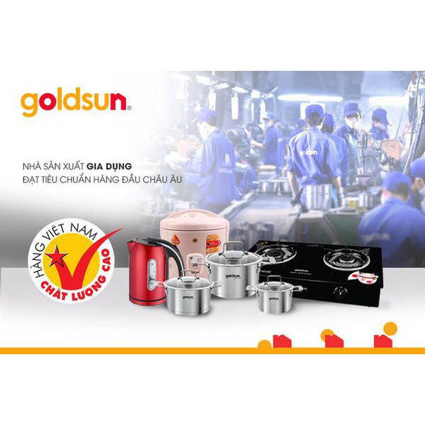 Ấm siêu tốc Goldsun GK-13S Tiêu chuẩn Châu Âu, Bảo hành 12 tháng toàn Quốc