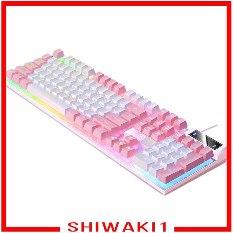 Bàn PhíM Cơ Gaming Shiwaki1, ĐầU CắM USB RGB Cho PC / Văn PhòNg