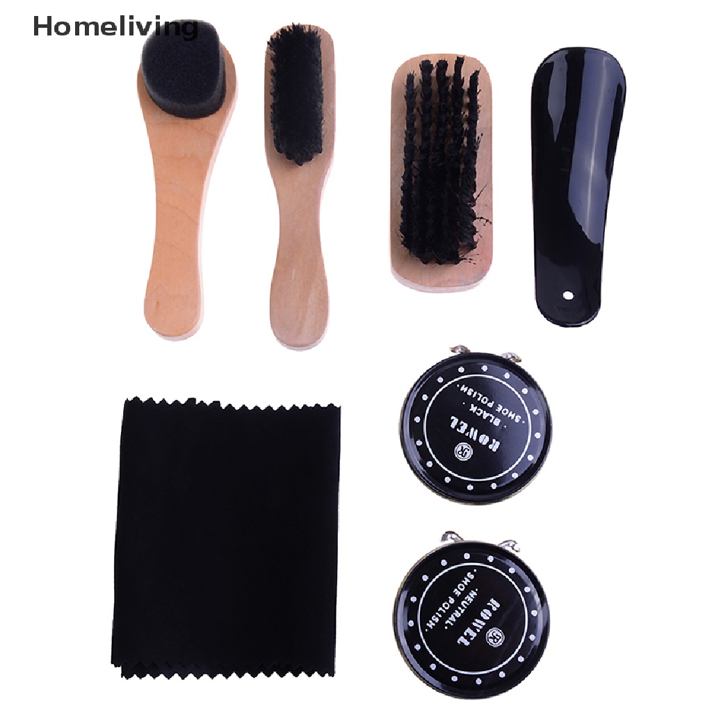 Bộ Dụng Cụ Đánh Bóng Giày Bằng Bọt Biển Di Động Tiện Dụng