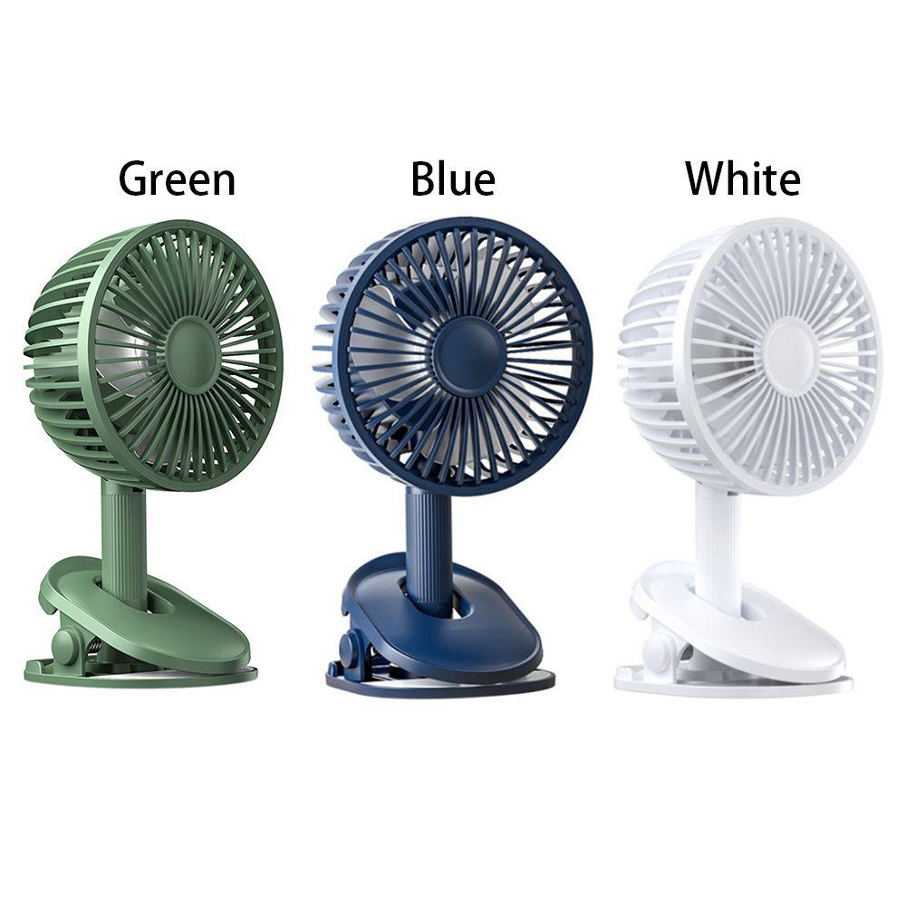 Myrongvn Quạt Kẹp Xe Đẩy Em Bé 360° Đầu Lắc Tự Động Siêu Yên Tĩnh Chất Lượng Cao