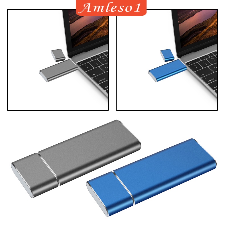 Đầu Đọc Thẻ Nhớ Amleso1) M.2 Ngff Sang Usb 3.0 Ssd 6gbps Kèm Chìa Khóa B / M