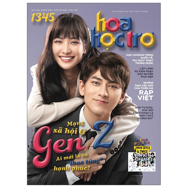 Sách Hoa Học Trò Số 1345 - Tặng Kèm Fanbook Những Couple K-Pop + 2 Mega Poster Jimin  & TWICE