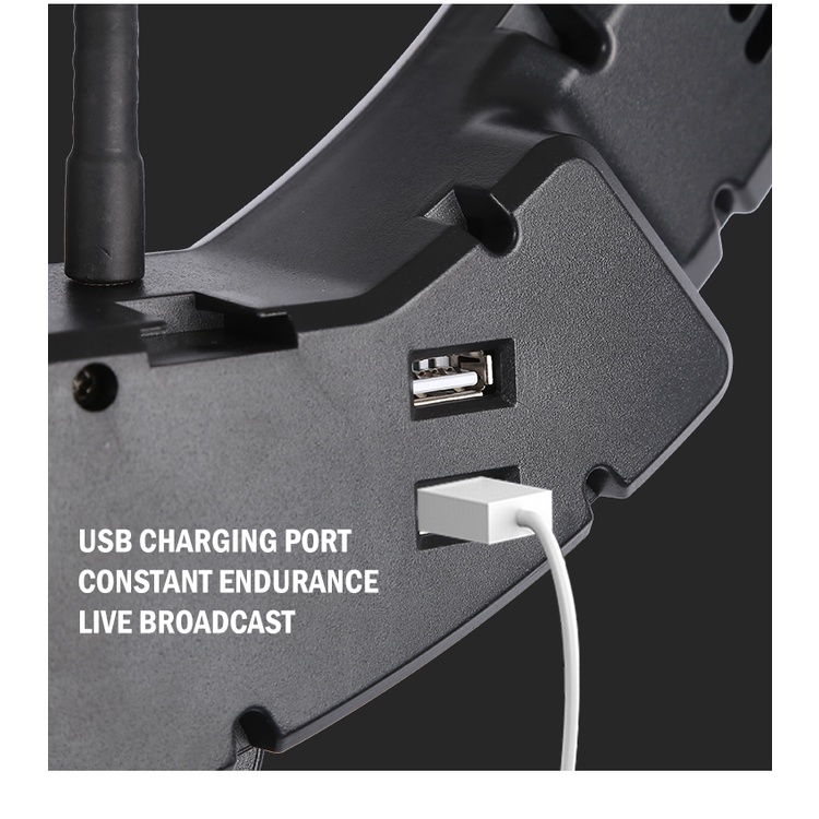 Tripod + Đèn led Livestream HQ-18 (45cm) phụ kiện hỗ trợ quay video, livestream, tặng kèm chân đèn 2m