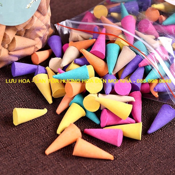 Nhang trầm hương hình nón cao cấp, Nụ trầm hương Thái Lan - Túi 250 nụ hương rất thơm