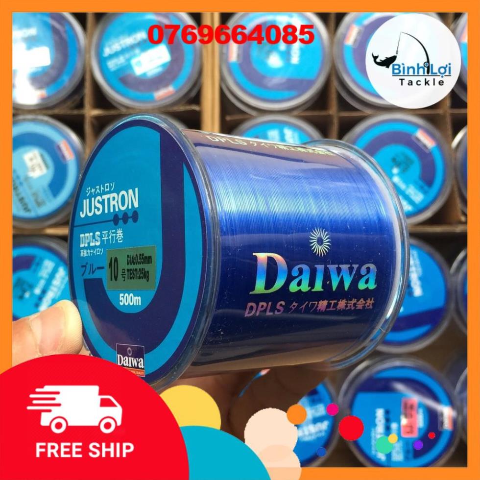 Dây Cước Câu Cá Siêu Bền Daiwa Justron Dài 500m, Dây Cước Câu Cá Nhật Bản -Đ𝗢̂̀𝗖𝗔̂𝗨𝟮𝟱𝟳