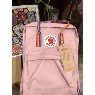 Balo Kanken Classic Hồng Quai Cầu Vồng