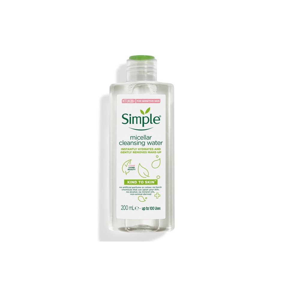 [HB Gift] Nước Tẩy Trang Simple Cleansing Micellar Water 200ml