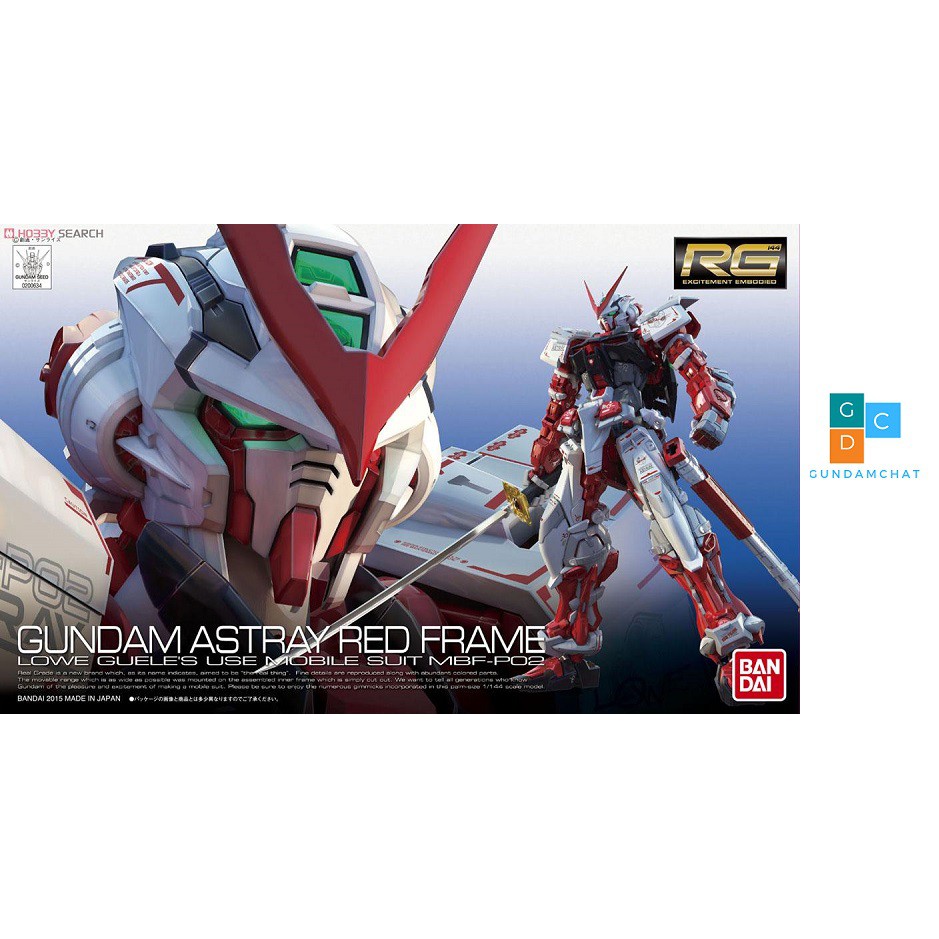 Mô hình Lắp Ráp Gundam Bandai Astray Red Frame RG 1 144 - GDC