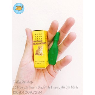 THUỐC NHỎ GÁY TRỊ VE RẬN CHÓ MÈO