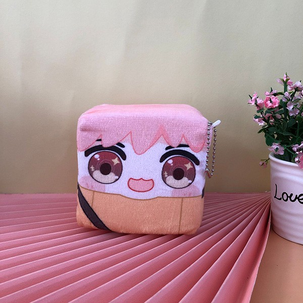 Gối Nhồi Bông Hình Vuông In Hình Anime Dễ Thương Dùng Trang Trí Nhà Cửa