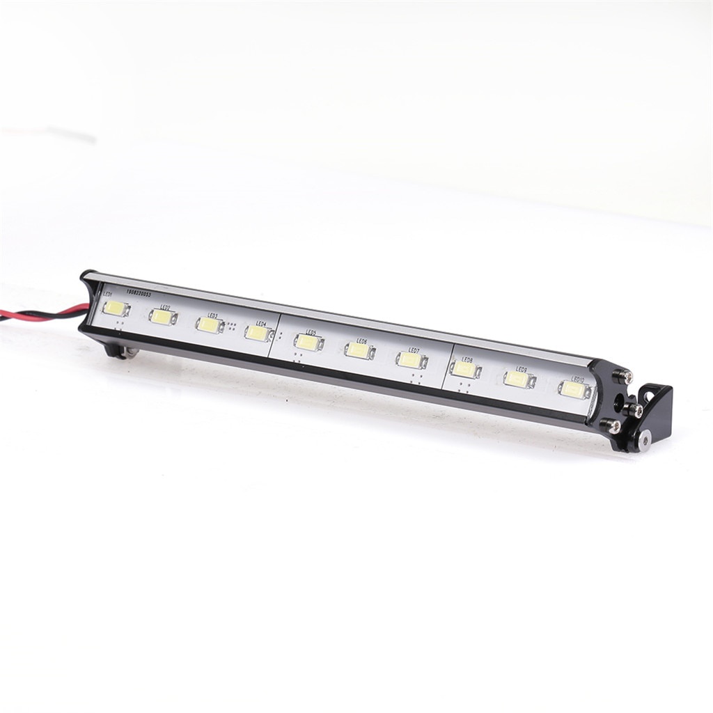 Thanh Đèn LED Gắn Nóc Xe RC + Công Tắc 3ch Cho 1 / 10 RC Crawler D90 Axial SCX10 SCX24 Jeep Wrangler JK Rubicon Body