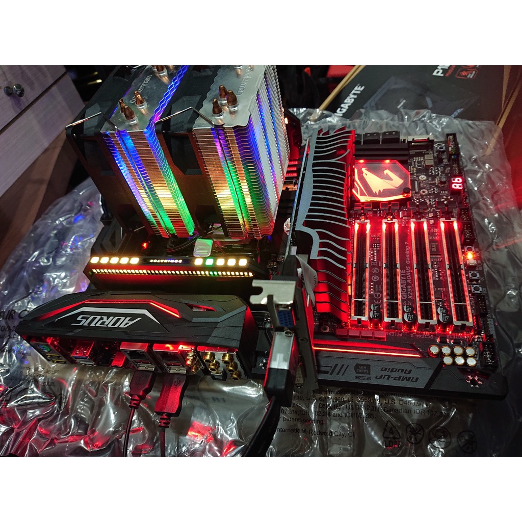 Combo Bo mạch chủ ASUS WS x299 Pro/Se intel i9 7900x delidded 64Gb HyperX Predator DDR4, ASUS X299 DELUXE 2, ASUS ROG ST