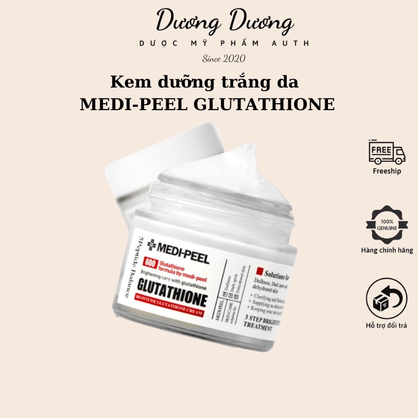 Kem dưỡng trắng sáng da, mờ vết thâm MEDI-PEEL GLUTATHION 600 Hàn Quốc