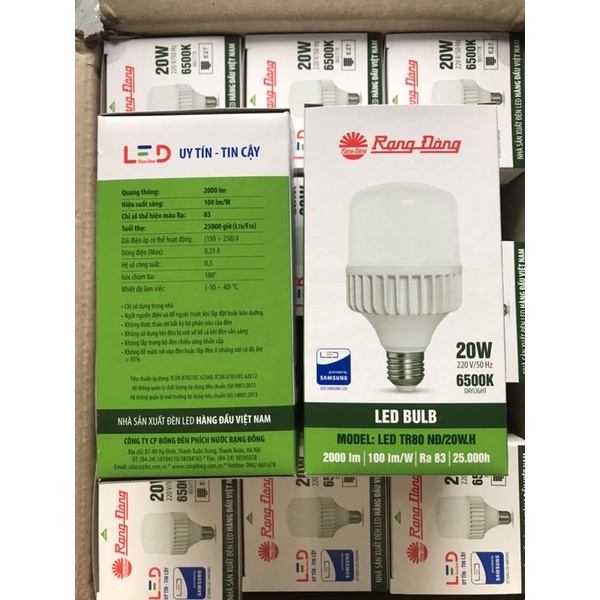 Bóng đèn led Rạng Đông 20W