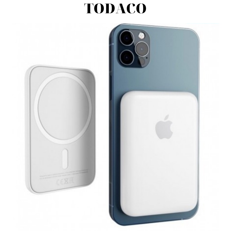 Sạc dự phòng Nhanh, pin dự phòng không dây từ tính tiện lợi cho iphone xs/11/12/13max