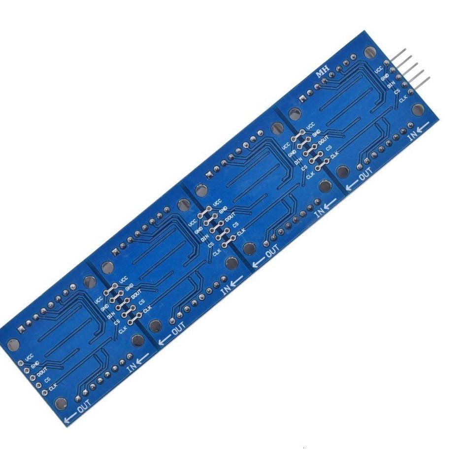 Mô Đun Ma Trận Max7219 8x8 4 Trong 1 32x8 Arduino Max 7219 5p K